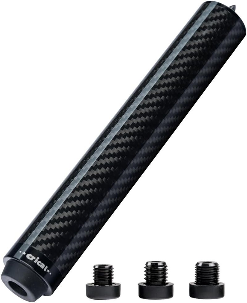 CRICAL Pool Cue Extension 2/3/4/8 Inch Metal Billiard Cue Extension with 3 Bumpers Billiard Accessories - Image 1
